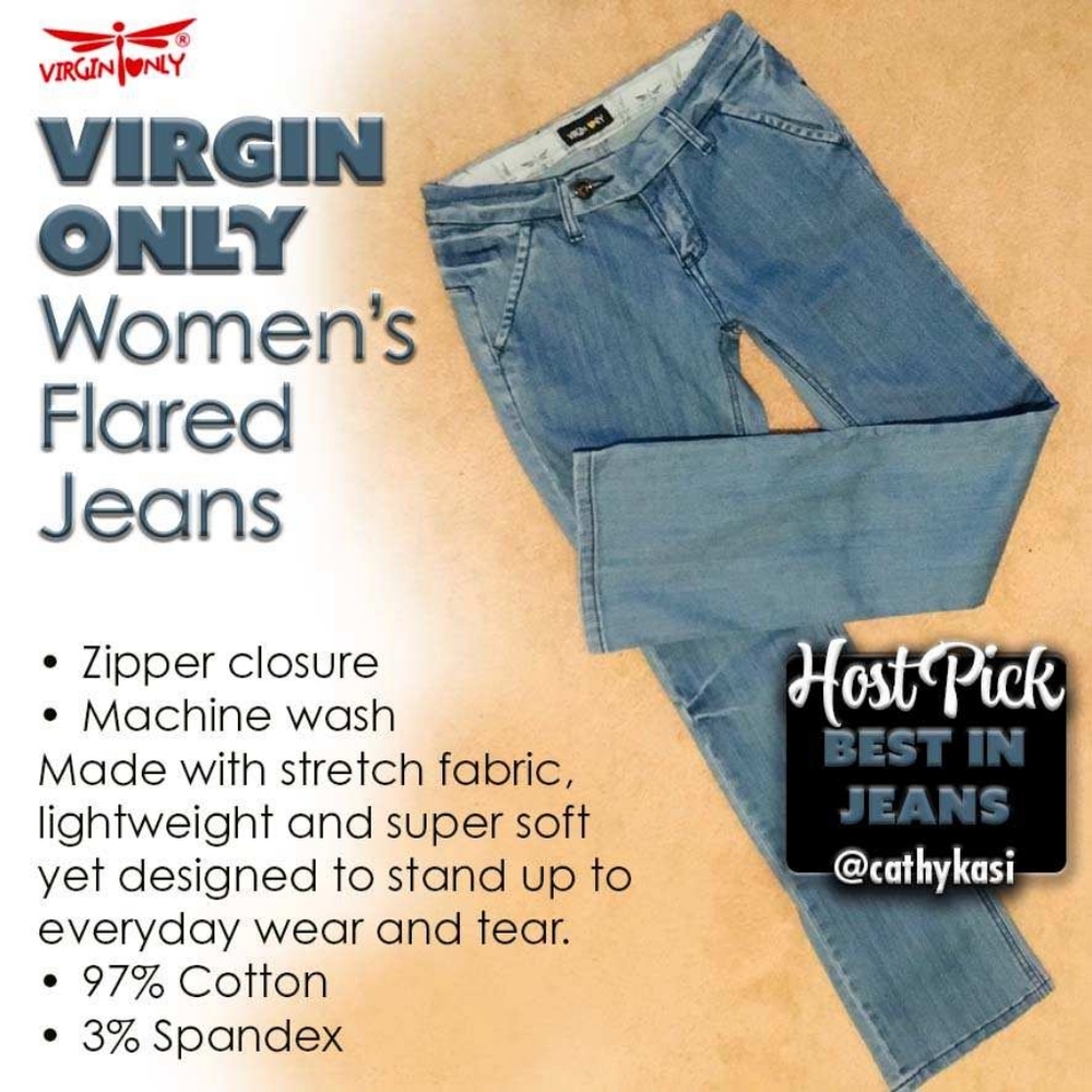 VIRGIN ONLY Women’s FLARED JEANS 🎉HOST PICK🎉